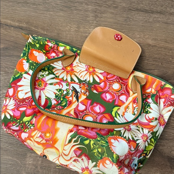 Longchamp Le Pliage Garden Floral Foo tote bag - Picture 11 of 13